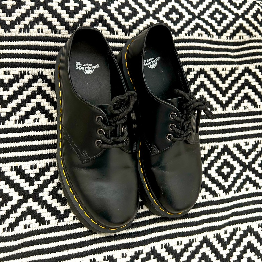 Dr. Martens Black Leather Boots